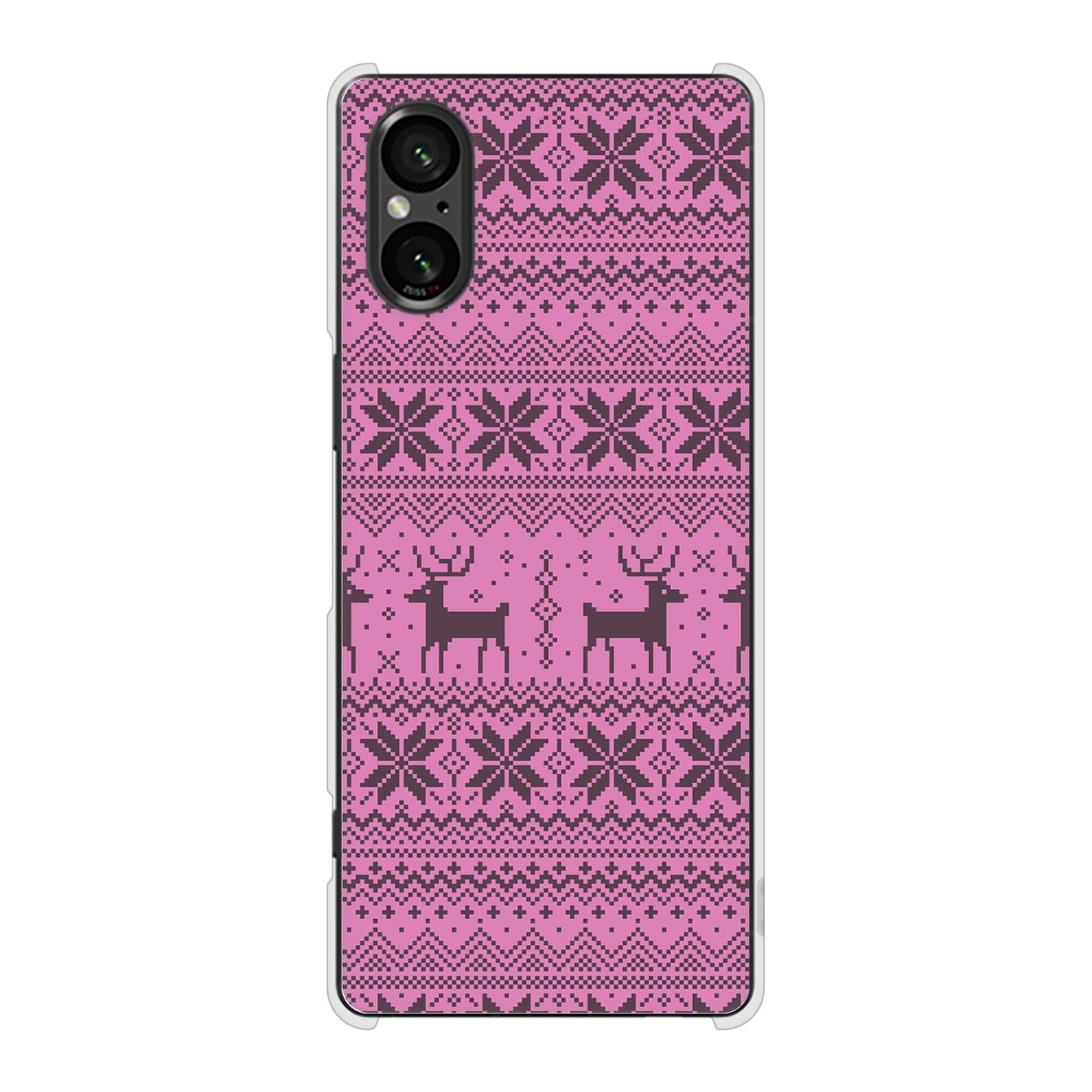 Xperia 5 V SOG12 au クリスマス ハードケース 背面印刷