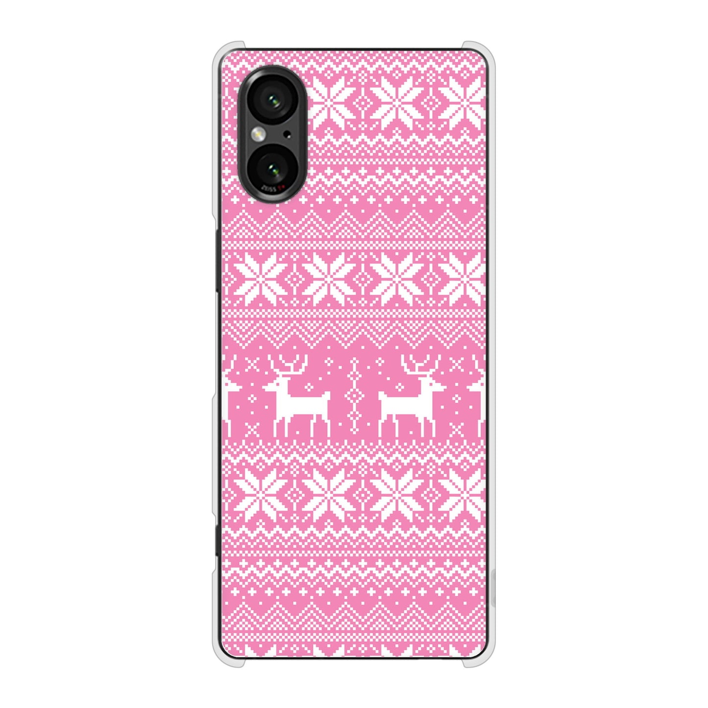 Xperia 5 V SOG12 au クリスマス ハードケース 背面印刷