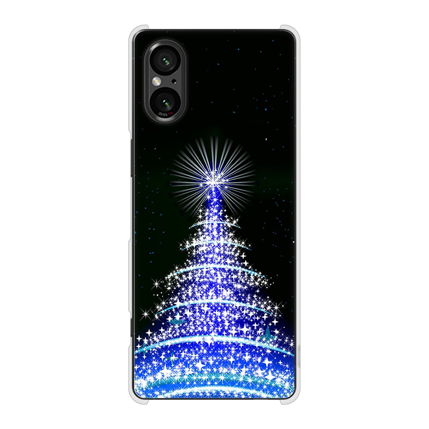 Xperia 5 V SOG12 au クリスマス ハードケース 背面印刷