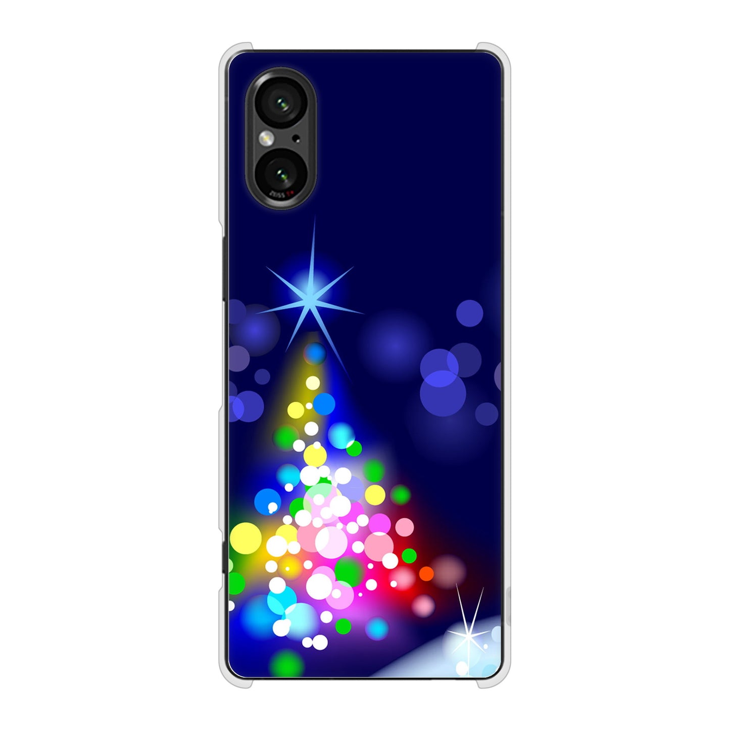 Xperia 5 V SOG12 au クリスマス ハードケース 背面印刷