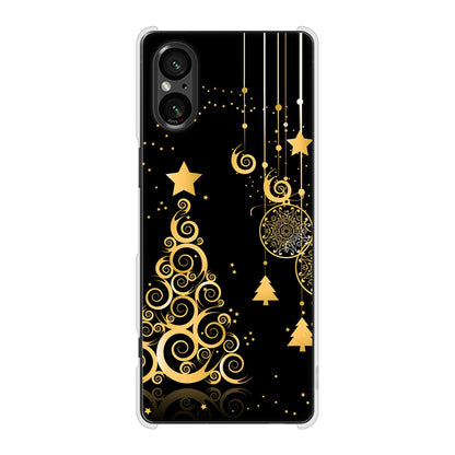 Xperia 5 V SOG12 au クリスマス ハードケース 背面印刷
