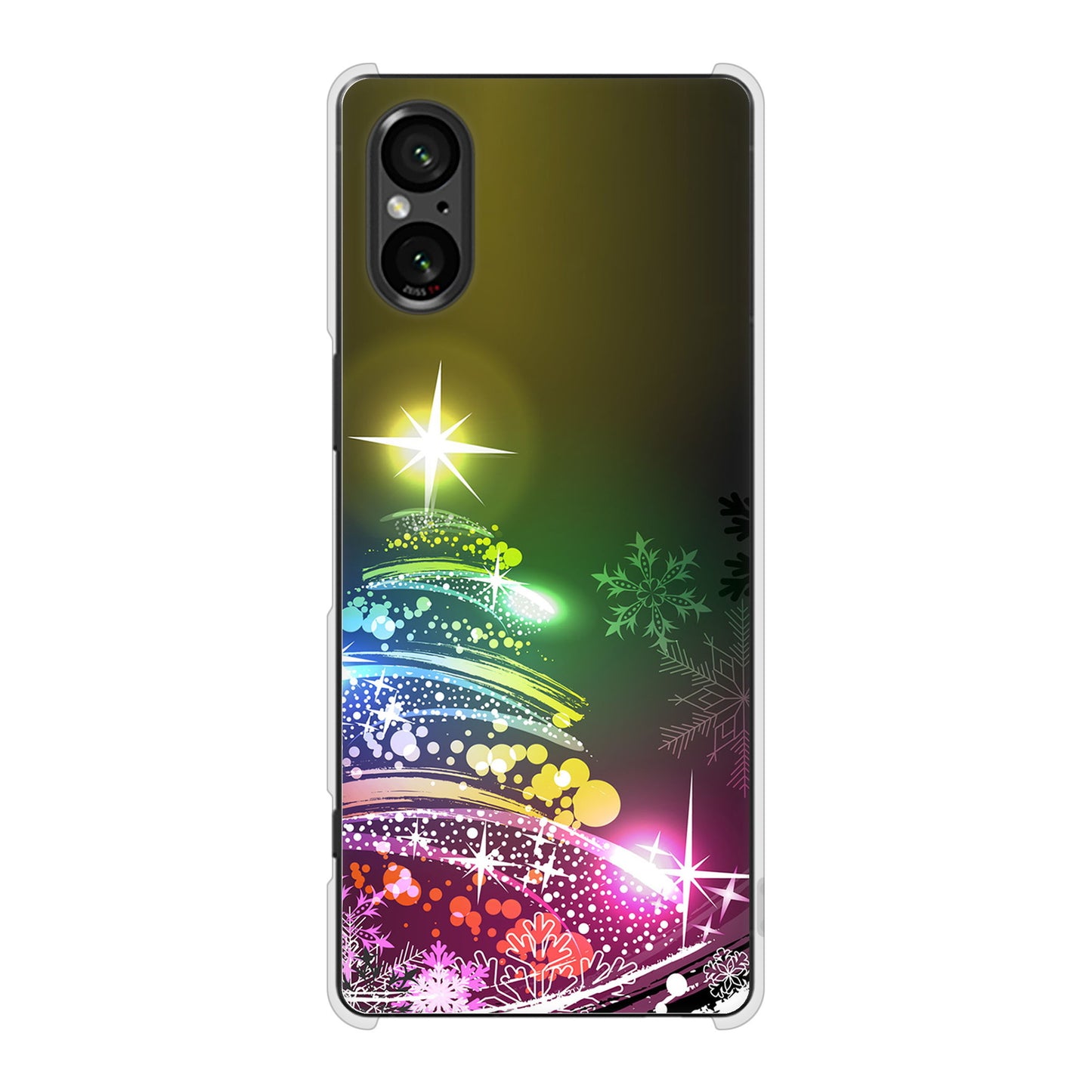 Xperia 5 V SOG12 au クリスマス ハードケース 背面印刷