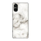 Xperia 5 V SOG12 au 大理石BK ハードケース 背面印刷