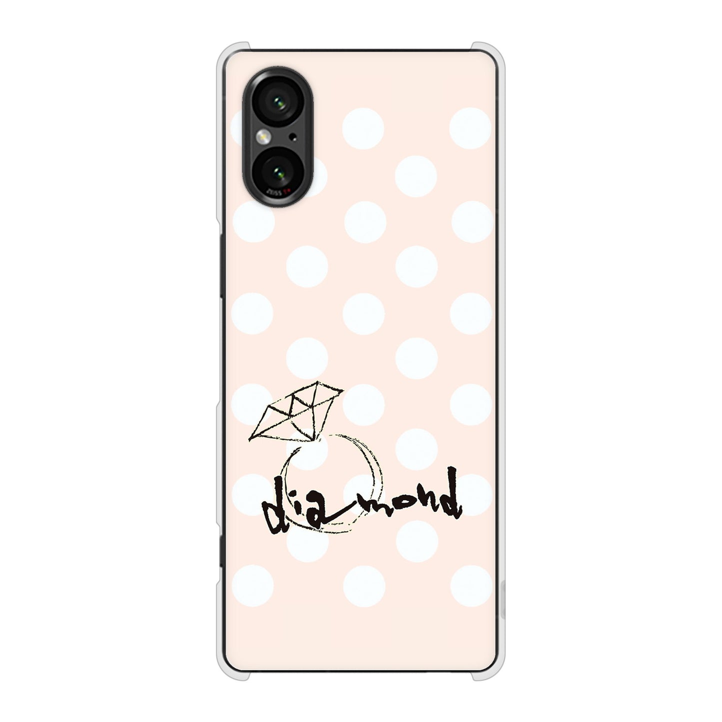 Xperia 5 V SOG12 au 大野詠舟 誕生石 ハードケース 背面印刷
