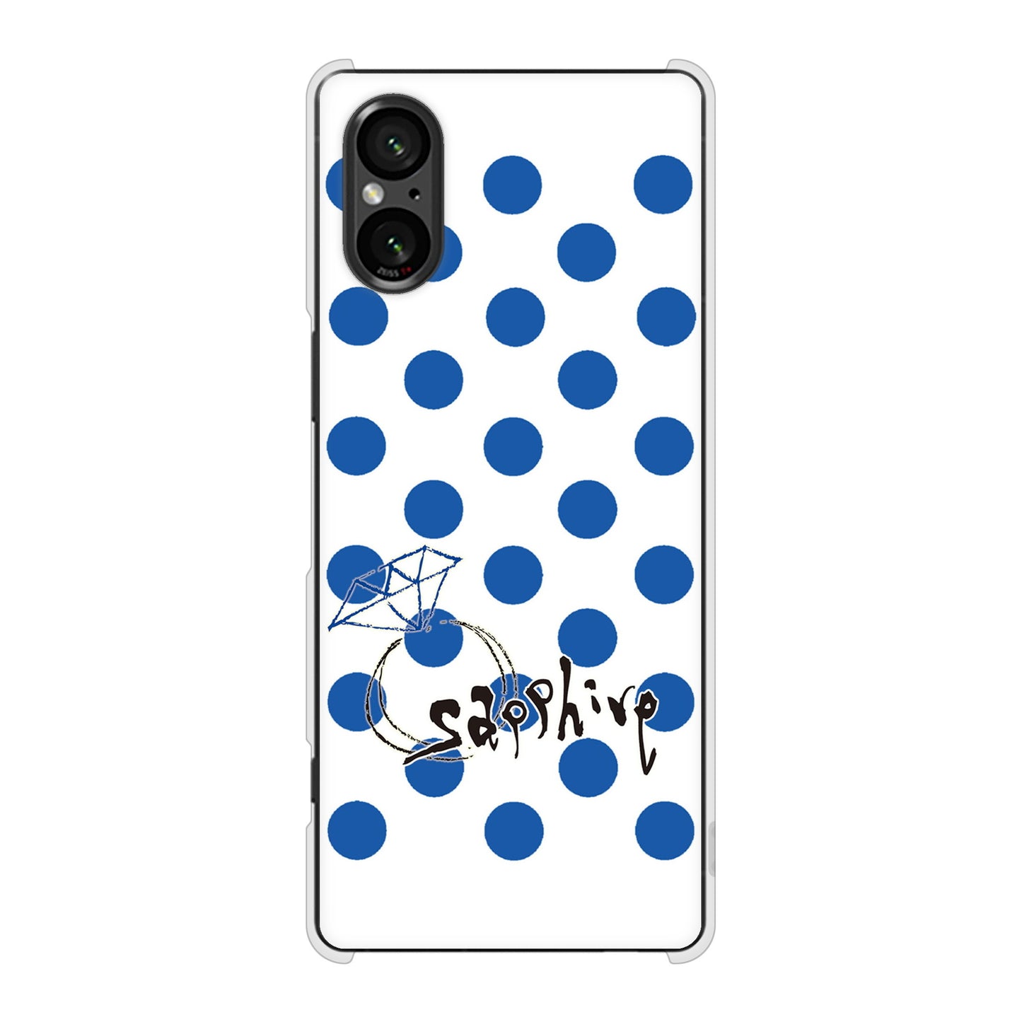 Xperia 5 V SOG12 au 大野詠舟 誕生石 ハードケース 背面印刷