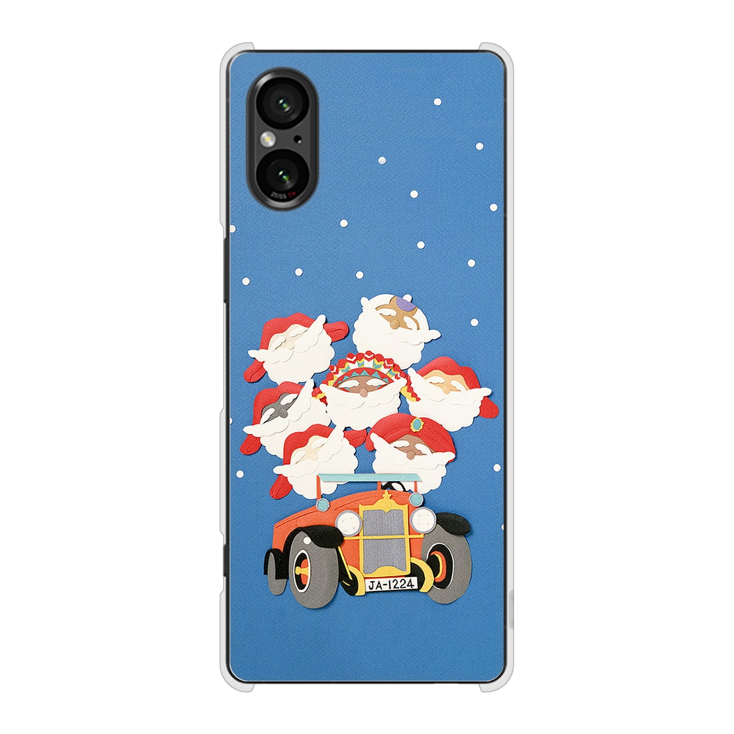 Xperia 5 V SOG12 au クリスマス ハードケース 背面印刷