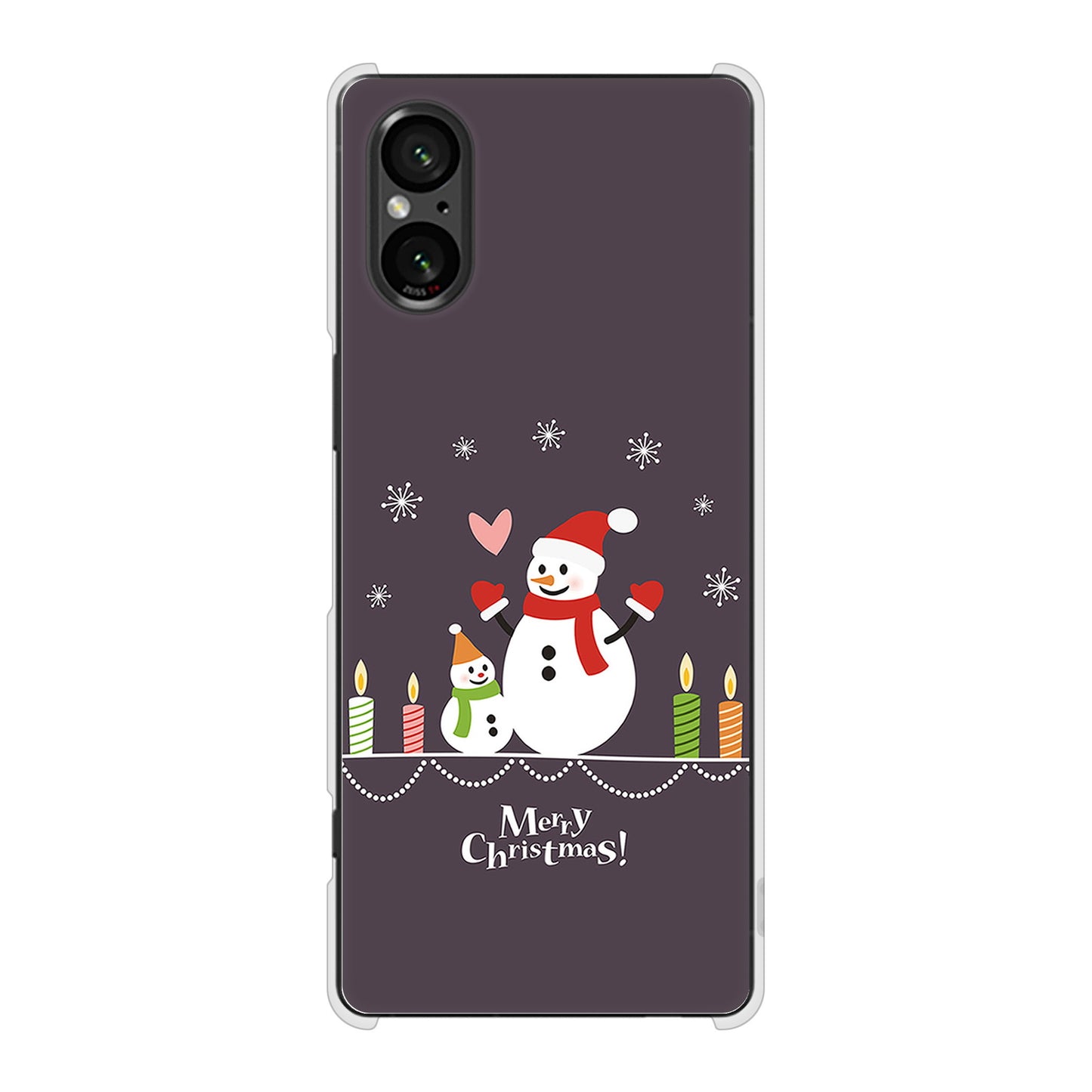 Xperia 5 V SOG12 au クリスマス ハードケース 背面印刷