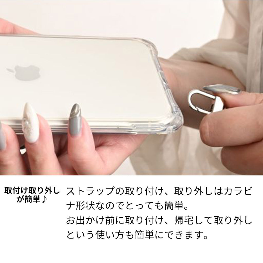 iPhone 18 Pro スマホショルダー 【 TPUクリアケース 3連紐ストラップ付 】