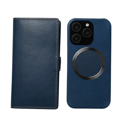 iPhone12 レンズ完全保護 栃木レザー 手帳型ケース MagSafe対応 CAMHIDE