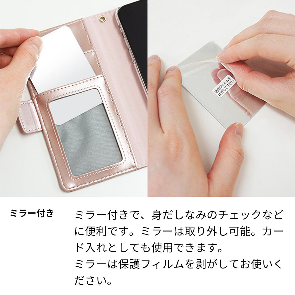 Google Pixel 11 スマホケース 手帳型 スエード風 ウェーブ ミラー付 スタンド付