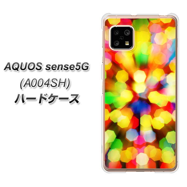 AQUOS sense5G A004SH SoftBank VA874 未来へのワープ ハードケース 背面印刷