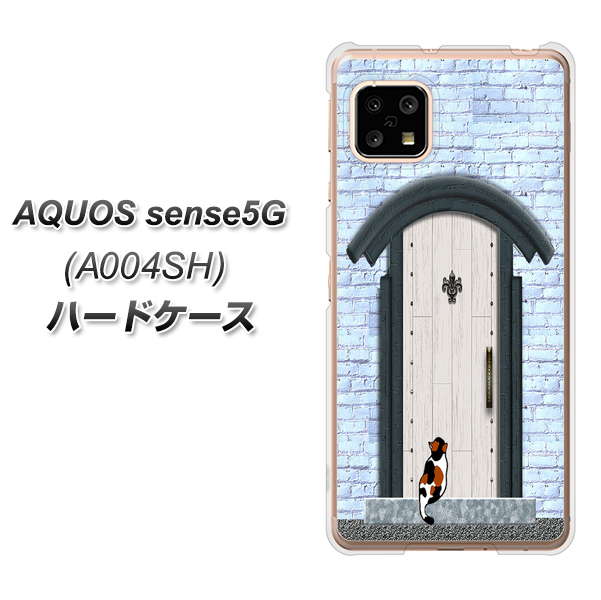 AQUOS sense5G A004SH SoftBank YA951 石ドア01 ハードケース 背面印刷