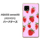 AQUOS sense5G A004SH SoftBank YJ180 イチゴ 水彩180 ハードケース 背面印刷