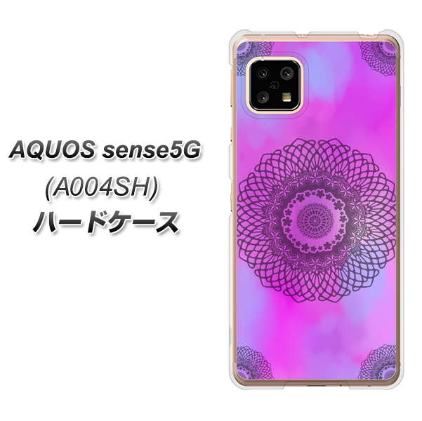 AQUOS sense5G A004SH SoftBank YJ344 レース ハードケース 背面印刷