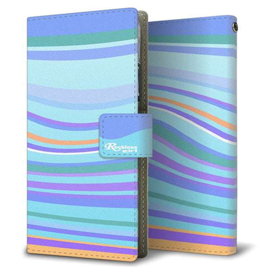 Android One S8 YB998 コルゲート05 薄型スリム プリント手帳型ケース
