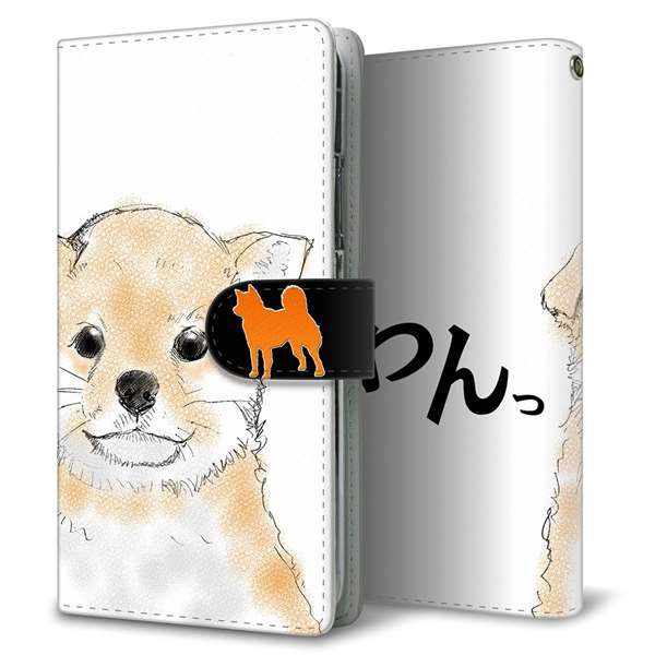 Google Pixel 11 柴犬 通常型 プリント手帳型ケース
