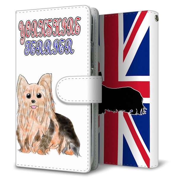iPhone 17 ヨークシャテリア 通常型 プリント手帳型ケース