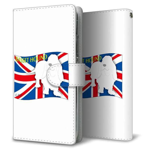 Google Pixel 11 Pro イギリス国旗と犬 通常型 プリント手帳型ケース