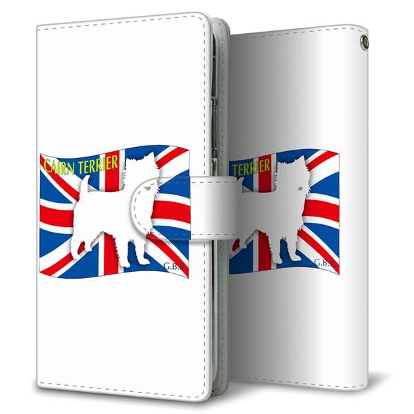 Google Pixel 11 Pro イギリス国旗と犬 通常型 プリント手帳型ケース