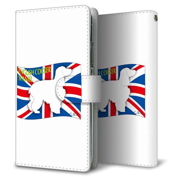 Google Pixel 11 Pro イギリス国旗と犬 通常型 プリント手帳型ケース