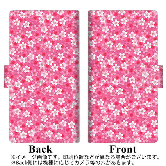 iPhone 7 065 さくら 薄型スリム プリント手帳型ケース