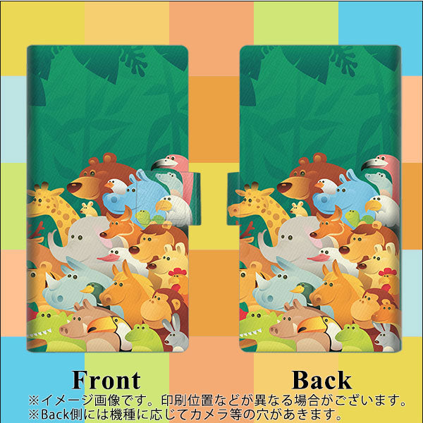 iPhone17 高画質仕上げ プリント手帳型ケース ( 薄型スリム ) 【370 全員集合】