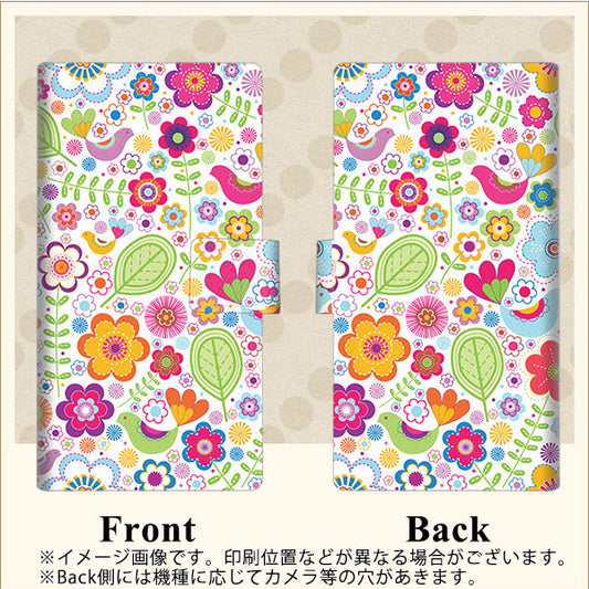 iPhone7 477 幸せな絵 薄型スリム プリント手帳型ケース