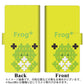iPhone8 IA806 Frog＋ 薄型スリム プリント手帳型ケース