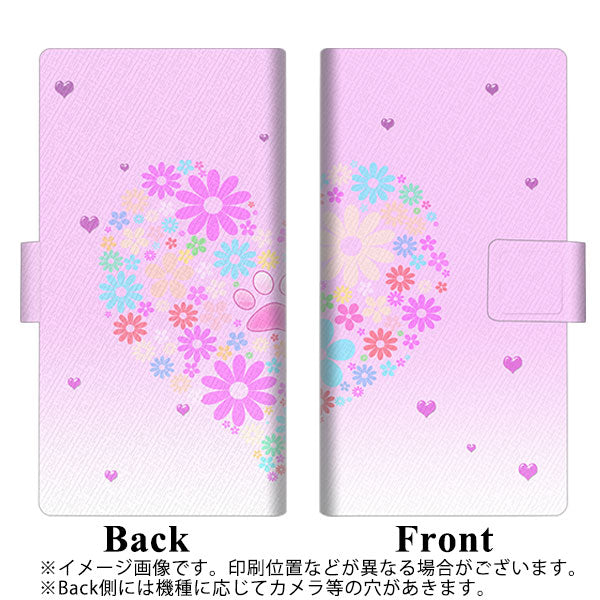 iPhone8 画質仕上げ プリント手帳型ケース(薄型スリム)【YA959 ハート06】