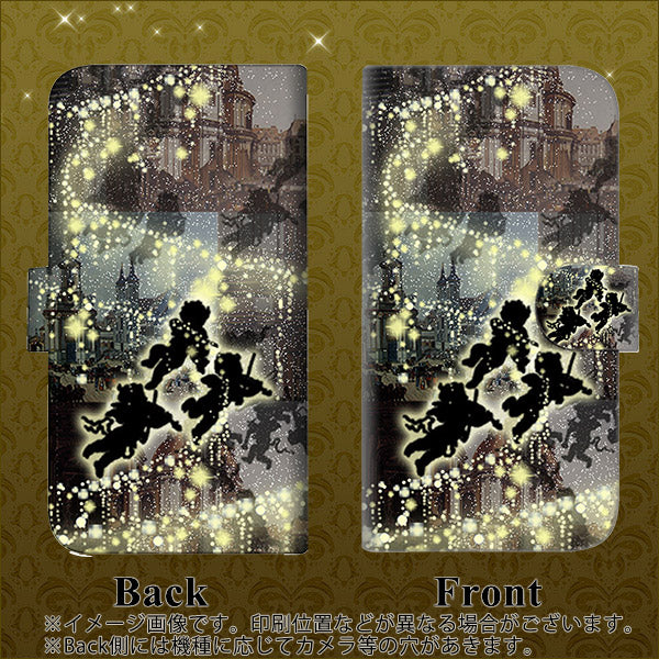 iPhone 6 Plus 253 天使の音楽隊 通常型 プリント手帳型ケース