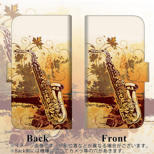 iPhone 6 Plus EK909 哀愁のサックス 通常型 プリント手帳型ケース