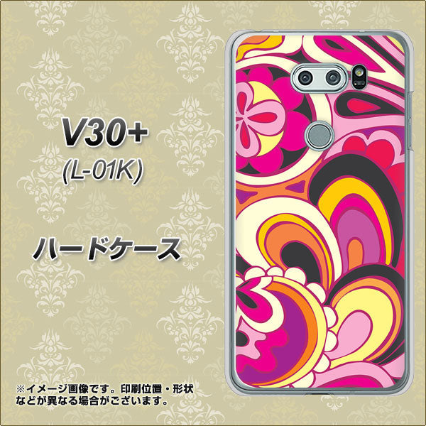 V30+ L-01K docomo 586 ブローアップカラー ハードケース 背面印刷