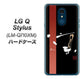LG Q Stylus LM-Q710XM OE824 凛 ブラック ハードケース 背面印刷