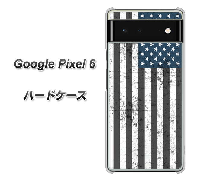 Google Pixel 6 EK864 アメリカンフラッグビンテージ ハードケース 背面印刷