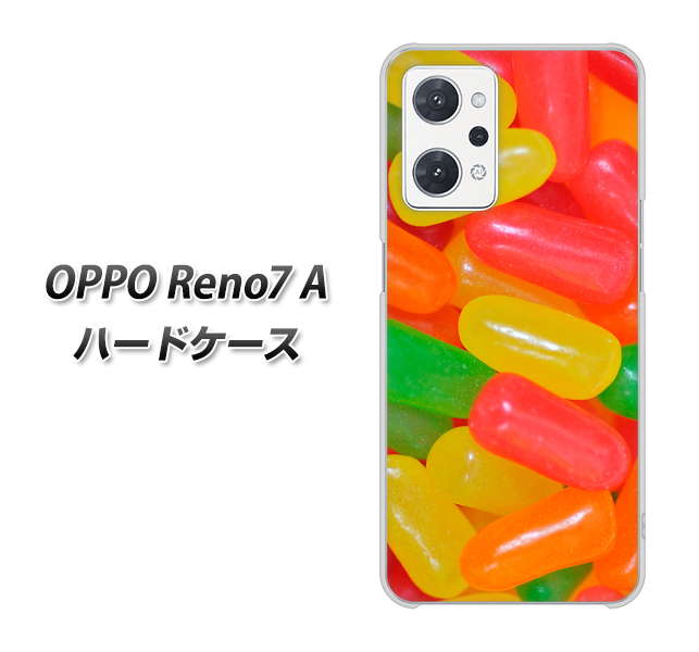 OPPO Reno7 A 449 ジェリービーンズ ハードケース 背面印刷