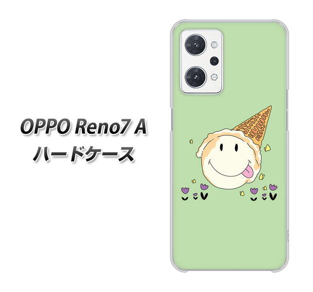OPPO Reno7 A MA902 アイスクリーム ハードケース 背面印刷