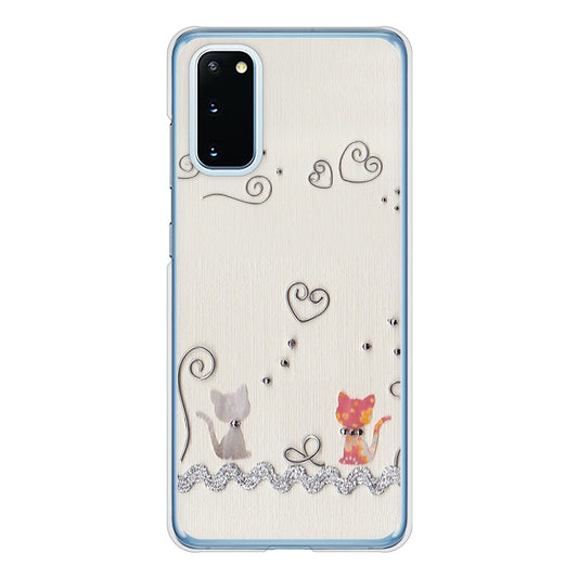 Galaxy S20 5G SC-51A docomo クラフト写真ネコ ハードケース 背面印刷