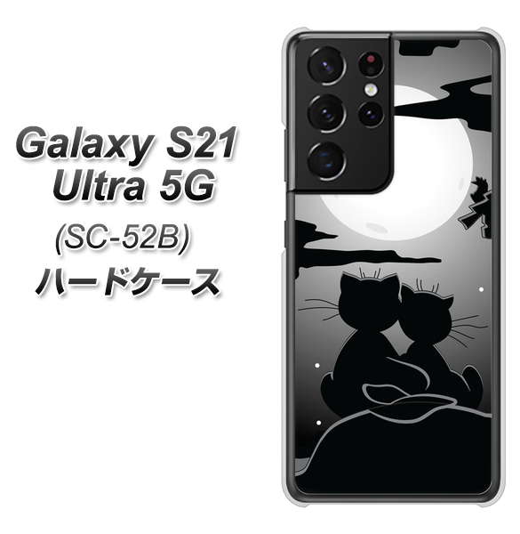 Galaxy S21 Ultra 5G SC-52B docomo 342 月夜の二人 ハードケース 背面印刷