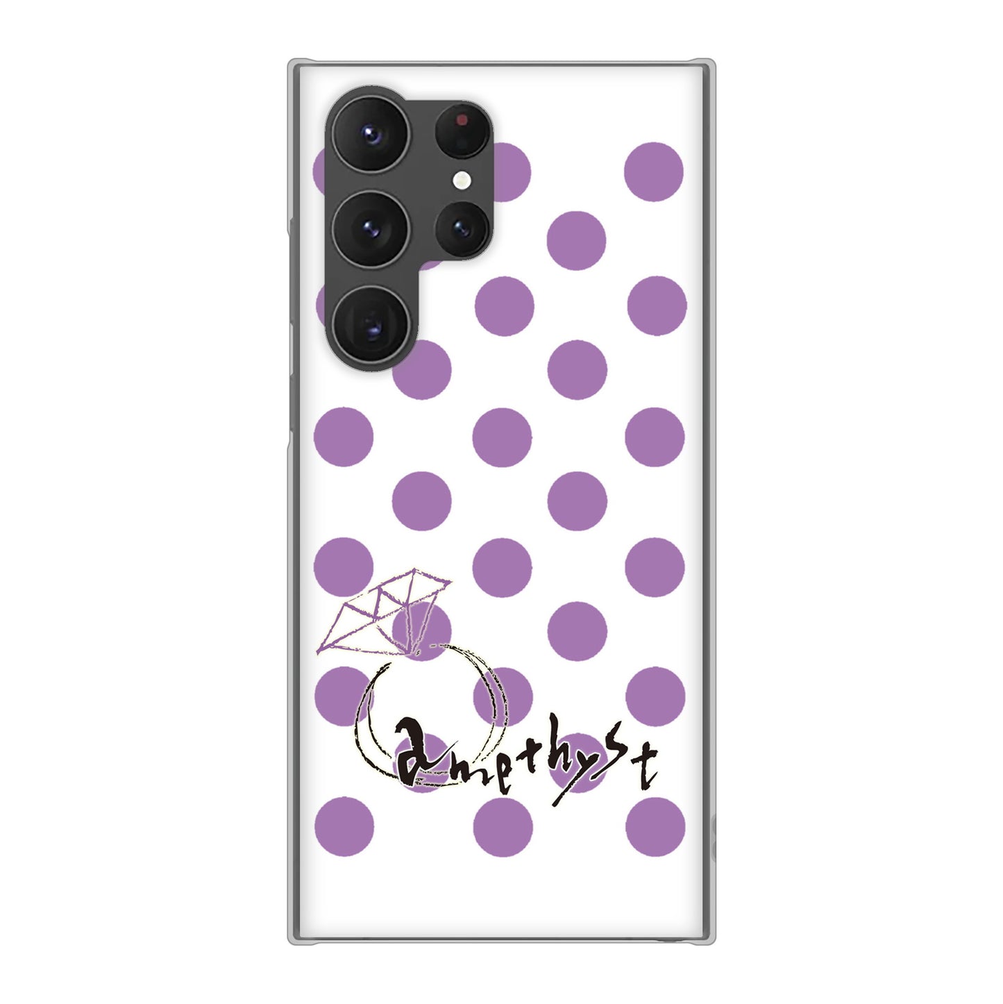 Galaxy S23 Ultra SCG20 au 大野詠舟 誕生石 ハードケース 背面印刷