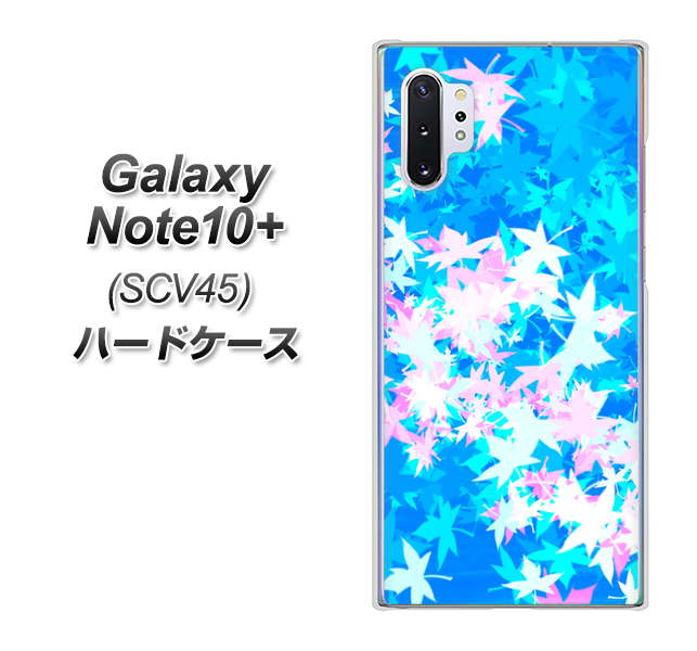 Galaxy Note10+ SCV45 au YJ290 デザインもみじ ハードケース 背面印刷