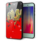 AQUOS sense SHV40 au 強化ガラス＆TPUスマホケース ガラプリ【YC901 和竜02】