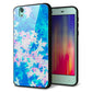 AQUOS sense SH-01K docomo 強化ガラス＆TPUスマホケース ガラプリ【YJ290 デザインもみじ】
