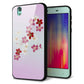 AQUOS sense SH-01K docomo 強化ガラス＆TPUスマホケース ガラプリ【YJ320 桜 和】