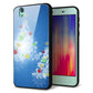 AQUOS sense SHV40 au 強化ガラス＆TPUスマホケース ガラプリ【YJ347 クリスマスツリー】