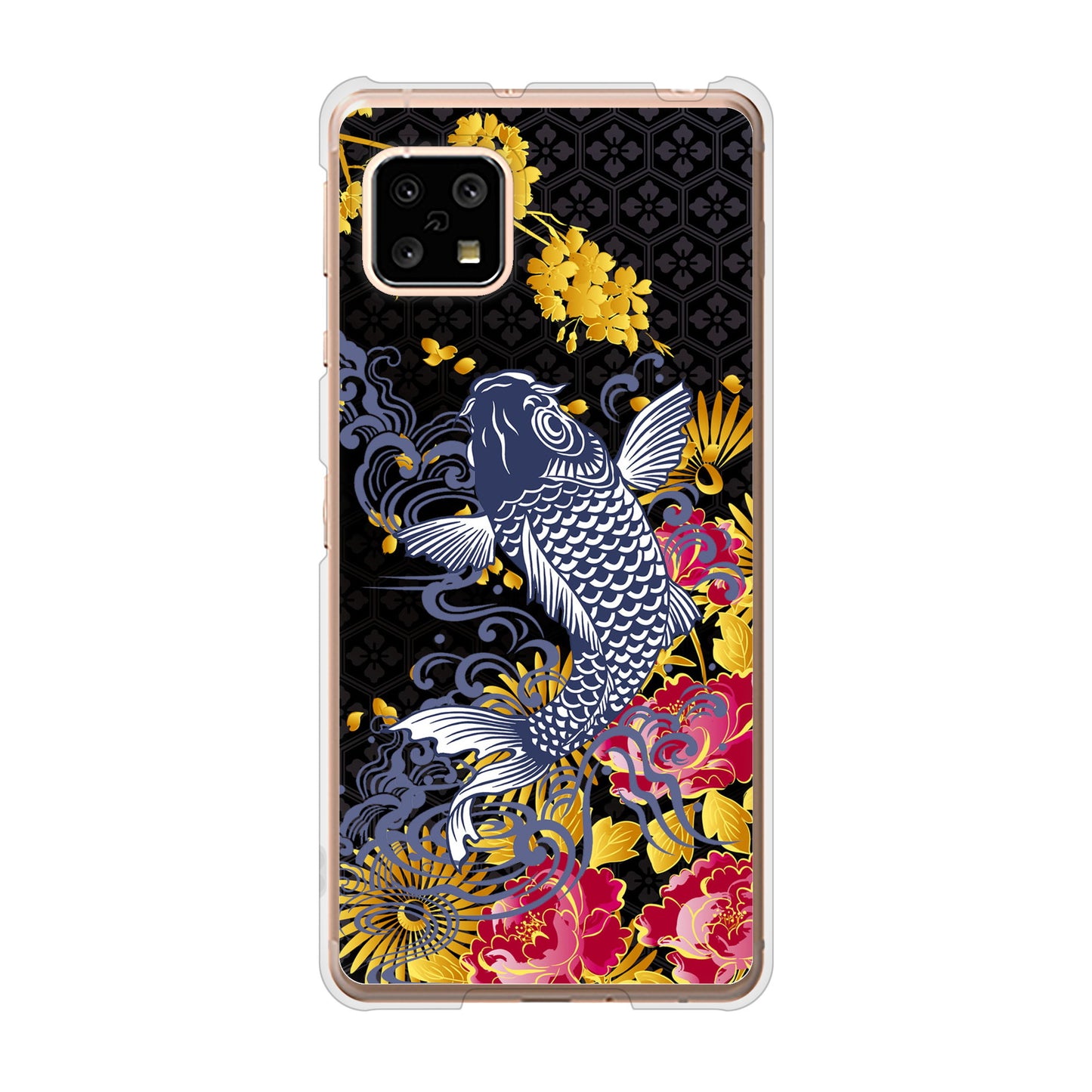 AQUOS sense4 SH-41A docomo 鯉 ハードケース 背面印刷