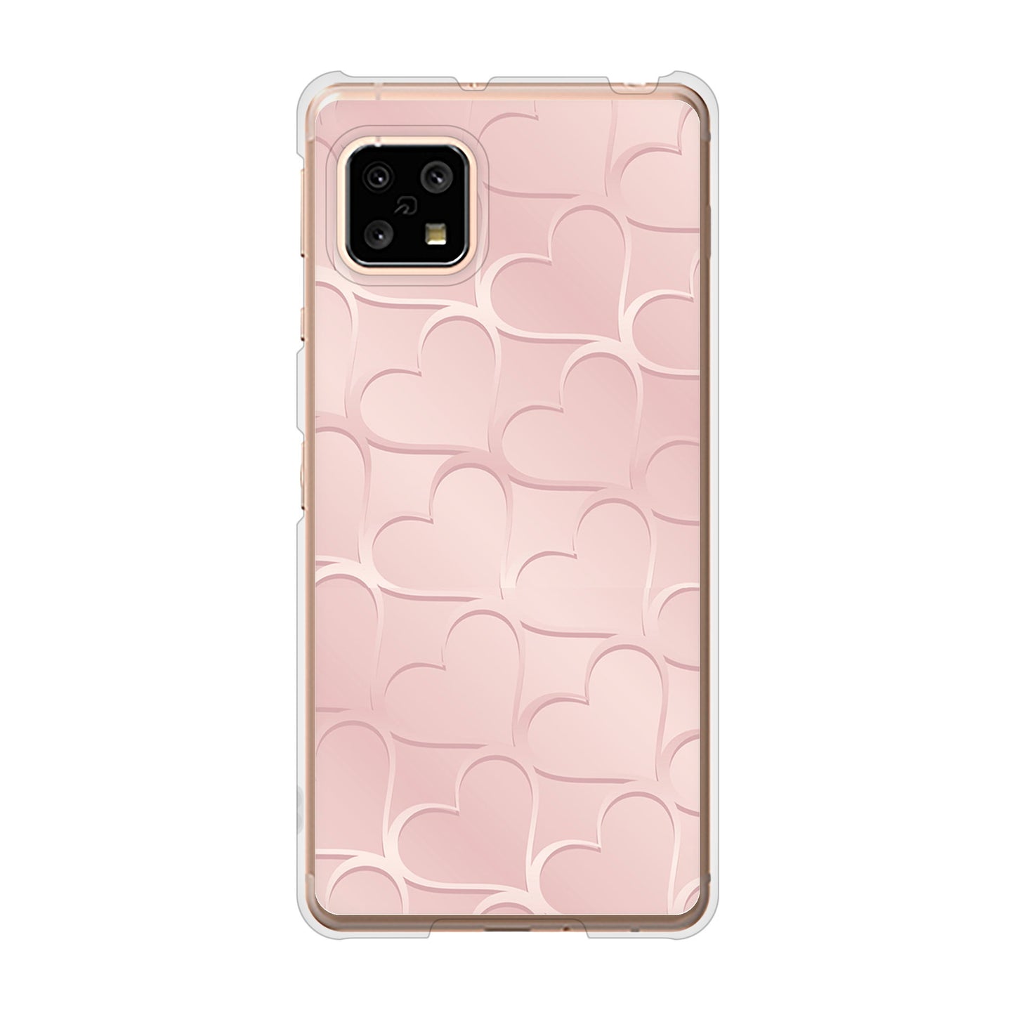 AQUOS sense4 SH-41A docomo かくれハート ハードケース 背面印刷