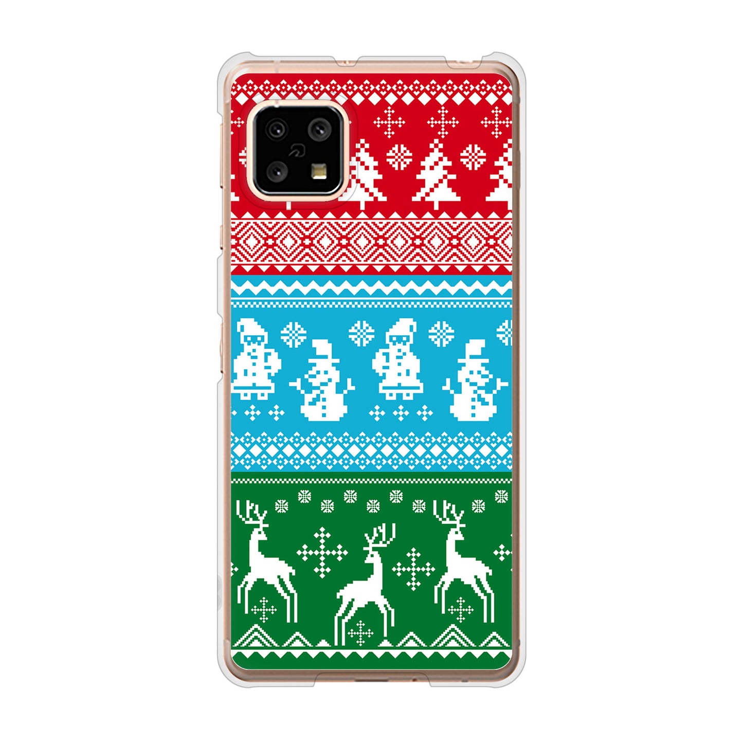 AQUOS sense4 SH-41A docomo クリスマス ハードケース 背面印刷