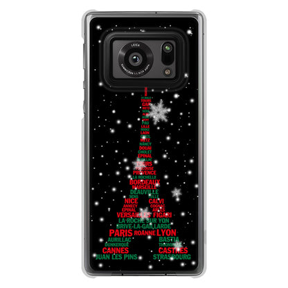 AQUOS R6 SH-51B エッフェル塔 ハードケース 背面印刷