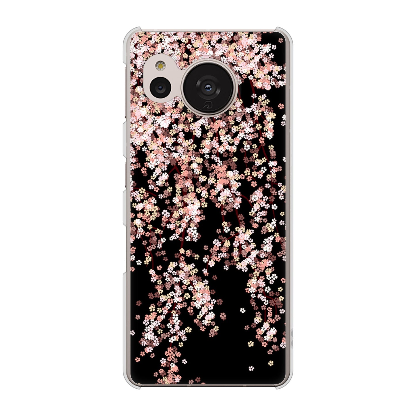 AQUOS sense7 SHG10 au 1244 しだれ桜 ハードケース 背面印刷