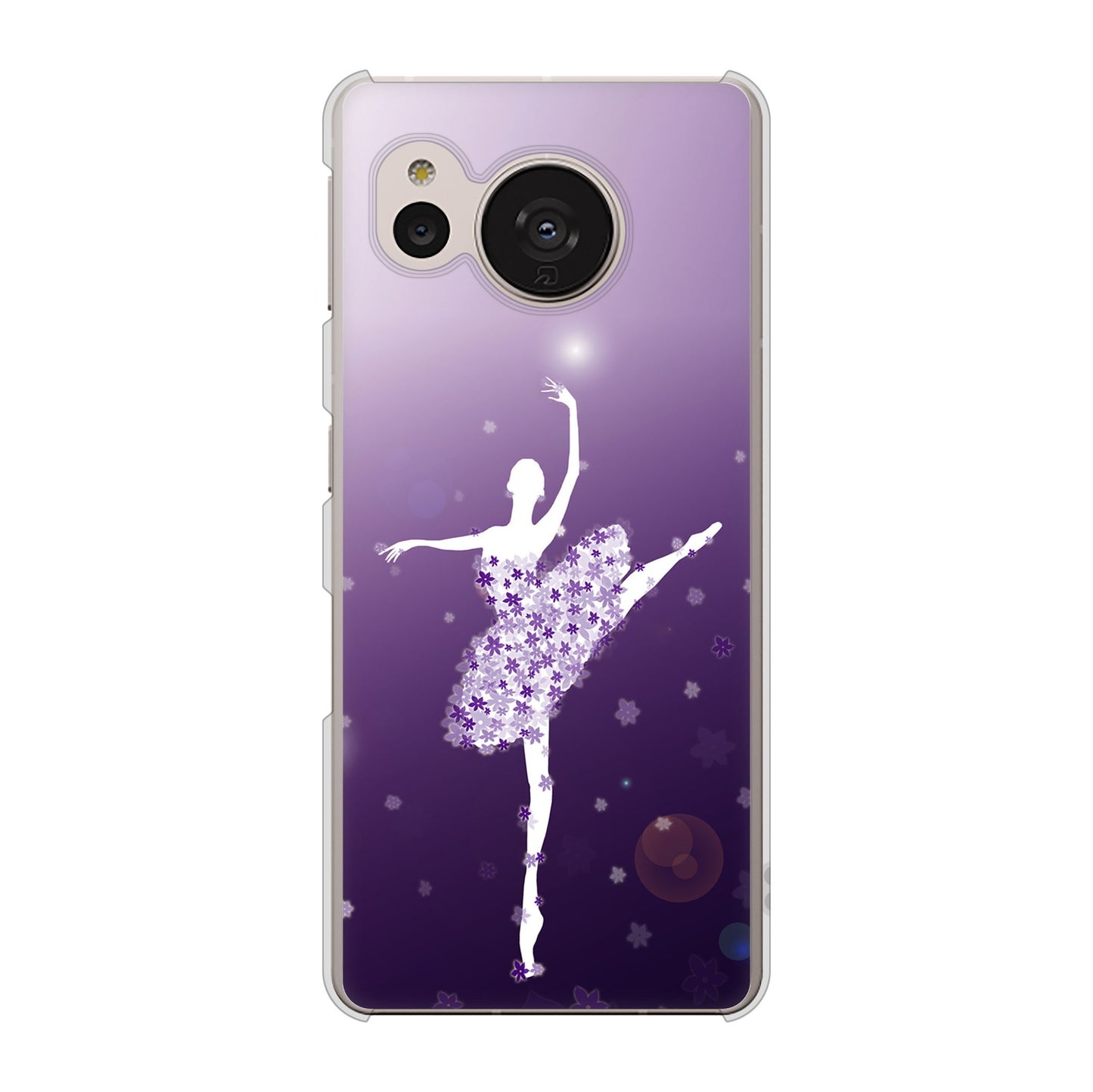 AQUOS sense7 SHG10 au 1256 バレリーナ ハードケース 背面印刷